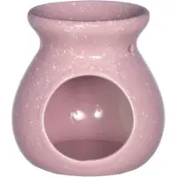 Ideas 4 Seasons Ideas4seasons Geurbrander - amberblokjes/geurblokjes/geurolie - keramiek - roze - D10 x H10 cm