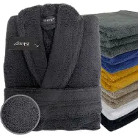 ISleep Terry Badjas - 100% Katoen - Unisex - Maat XL - Zwart