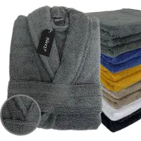 ISleep Terry Badjas - 100% Katoen - Unisex - Maat XL - Antraciet