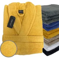 ISleep Terry Badjas - 100% Katoen - Unisex - Maat L - Oker