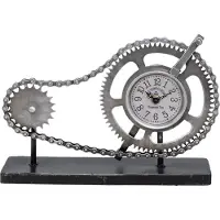 Volt! VOLT - klok - tandwiel tafelklok - tandwiel klok - Afm. 31cm - industriële klok