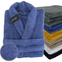 ISleep Terry Badjas - 100% Katoen - Unisex - Maat M - Donker Blauw
