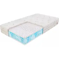 FDM MARINA Matras 80x200 cm - Hoogte 21 cm H3 - Koudschuim Matrassen - Dubbelzijdig - 7 zones - Öko-Tex