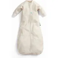 ErgoPouch Jersey Slaapzak met mouwen - 1.0 Tog - Baby Slaapzak - Slaapzakken - Slaapzak kind - Slaapzak 90 cm - Oatmeal Marle