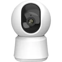 Laxihub 2MP - Wifi Babyfoon Met App - Camera voor binnen - Full HD Resolutie – Wifi - Privacyfunctie - Wit