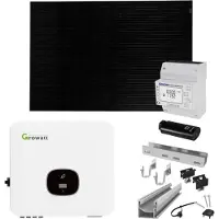 Growatt 9kWp Glas Glas PV-systeem Met MOD 9000TL3-XH