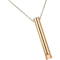 Despora - Ademketting - Nicotinevervangers - Ademhalingstrainer - Hyperventilatie hulpmiddel - Ademketting tegen roken - Anti Rook Ketting (Goudkleurig RVS)