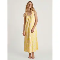 Calida Yellow Nachthemd 31294 Golden Cap - maat XS