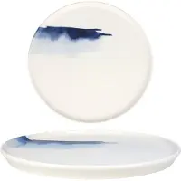 Bonna Dinerbord blue wave porselein 28 cm set van 6