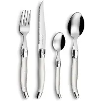 Lou Laguiole Rustic Bestekset 24pcs Parel