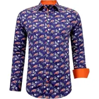 Tony Backer Satijnen schildpadprint