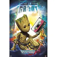 Merkloos Poster Marvel Guardians of the Galaxy Vol 2 Groot 61x91,5cm
