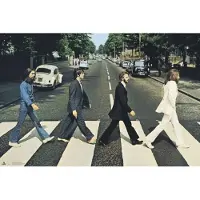 Merkloos Poster The Beatles Abbey Road 91,5x61cm