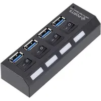 Allteq USB hub met 4 USB A poorten en Micro USB B hostaansluiting