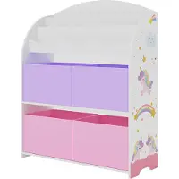 En.casa Kinderboekenkast Orust opbergkast 97,5x82,5x29,5 cm eenhoornmotief []
