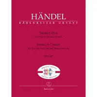 Bärenreiter Händel: Sonata C major (HWV 365) - Songboek voor blokfluit