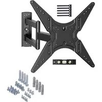 Allteq Draaibare en kantelbare tv beugel voor flatscreen en monitor – ALLTE