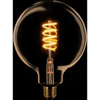 Expo ETH Globe 125mm Filament spiraal LED 7w E27 240v 2200K 3 stappen dimbaar Goud