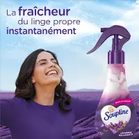 Soupline - 3D Linnenmist Lavendelgeur - Spray om wasgoed op te frissen - Direct geparfumeerd - Ideale aanvulling op uw wasverzachter - Pak van 2X 250 ml