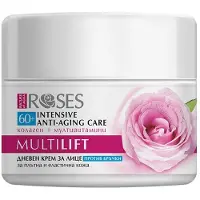 Agiva Bulgaarse roze MultiLift gezicht creme voor 60+ - collageen en multivitaminen 50ml