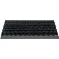 Hamat Outline deurmat buiten - Pure black - 60 x 90 cm