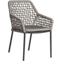 Kettler Spezia stapelbare tuinstoel rope naturel - Aluminium/Rope - Stapelbare stoel - |