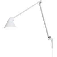 Louis Poulsen NJP wandlamp Wit, lange arm, LED, 3000k