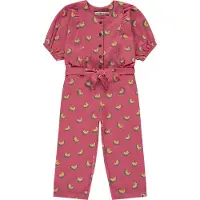 Stains & Stories Stains and Stories girls sweat jumpsuit Meisjes Jumpsuit - bubblegum - Maat 98