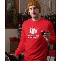 B&C Foute Kersttrui Rood - Gangster Wrapper - Maat M - Kerstkleding voor dames & heren