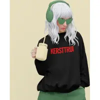 B&C Foutste Kersttrui der Kersttruien Zwart Red - Maat L - Kerstkleding voor dames & heren