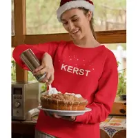 B&C Foute Kersttrui Rood - Met tekst: Kerst - Maat 4XL - Kerstkleding voor dames & heren