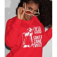B&C Foute Kersttrui Rood - I’m So Good - Maat XS - Kerstkleding voor dames & heren
