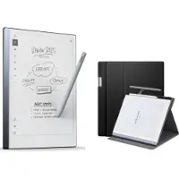 ReMarkable 2 met Marker en draaibare Antraciet hoes met penhouder