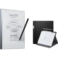 ReMarkable 2 met Marker PLUS en draaibare Antraciet hoes met penhouder