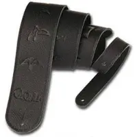 Prs Leather Birds Strap Black - Gitaarband