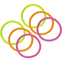 Toi-Toys Duikringen zwembad speelgoed - set van 6x - verschillende kleuren - kunststof