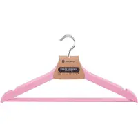 Springos Kledinghangers | Kledinghanger | 3 Stuks | Roze