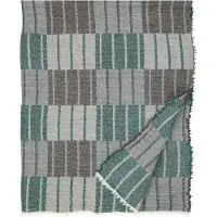 Lapuan Kankurit Wollen Plaid - SOINTU (140x180cm) Groen - Plaids.shop