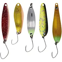 Kinetic Multipack Spoons Mix – Forellepels Set 5 Stuks - Maat : Mix 5