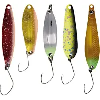 Kinetic Multipack Spoons Mix – Forellepels Set 5 Stuks - Maat : Mix 3