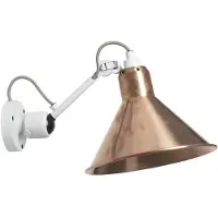 DCW éditions Gras n°304 Wandlamp Raw Copper | White | Conical