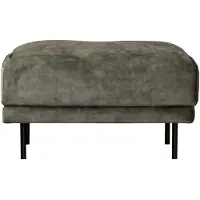 Bronx71 Hocker Denver velvet donkergroen.