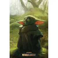 Merkloos Poster Star Wars The Mandalorian The Child Art 61x91,5cm