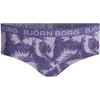 Björn Borg Leopard & bb Palmleaf meisjes ondergoed - 2pack - multi/dieren/veren/blauw/roze - Maat 146 - 152