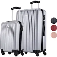 Slazenger Kofferset | | 2-delig (Hand- en ruimbagage, Zilver)