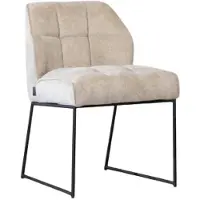 Bronx Scandinavische eetkamerstoel Jelle taupe.