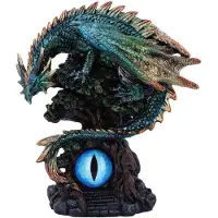 Nemesis Now - Forest Seer - Groene Drakenoog - 16cm Beeld/figuur - Draak - Multicolours
