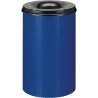 V-Part Papierbak vlamdovend 110ltr blauw/zwart