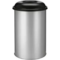 V-Part Papierbak vlamdovend 200ltr aluminium/zwart