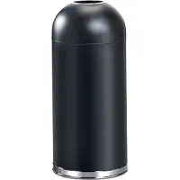 V-Part Afvalbak 55 liter open top zwart